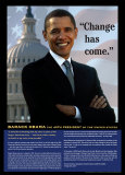 Change Has Come: Barack Obama Plakater