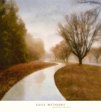 Autumn Path Prints by Sally Wetherby