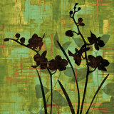 Silhouette on Green Prints by Erin Lange