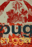 Pug Snuggler Poster av M.J. Lew