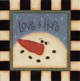 Love and Hope Posters par Sue Allemend