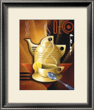 Deco Tea Poster by Michael L. Kungl
