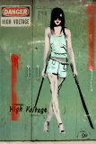 Ge Feng - High Voltage Poster by Ge Feng