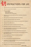 Instructions for Life Plakaty