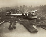 China Clipper, San Francisco, CA 1936 Poster von Clyde Sunderland