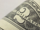 Close-Up of Number and Text on Two Dollar Bill Photographic Print