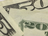 Close-Up of a Variety of Paper Currency Photographic Print