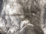 Texture of Shiny Metal Surface Lámina fotográfica