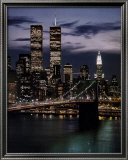 World Trade Center with Brooklyn Bridge Posters