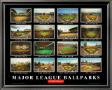Major League Ballparks: National League Prints by Ira Rosen