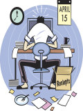 Working Working on Income Taxes Prints