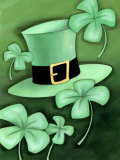 Saint Patrick's Day Shamrocks by Hat Prints