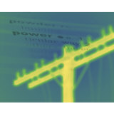 Power Dictionary Definition Superimposed over Yellow Electrical Pole Photographic Print