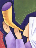 Blowing Bugle During Ceremony Print