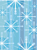 Snowflakes Pattern Póster Snowflakes Pattern Póster