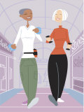 Women Shopping Prints