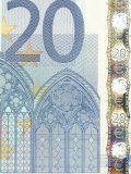 Detail of a Traditional Twenty Euro Banknote Photographic Print