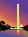 Washington Monument in Washington, DC, USA Poster