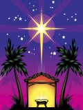Night Stars over Birthplace of Jesus Christ Print