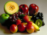 Variety of Delicious and Sweet Fresh Fruits Lámina fotográfica Variety of Delicious and Sweet Fresh Fruits Lámina fotográfica
