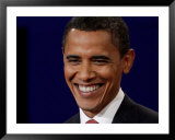 Barack Obama at the First Presidential Debate 2008, Oxford, MS 額入り写真プリント