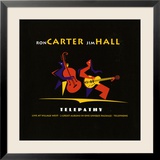 Ron Carter and Jim Hall, Telepathy Photographie encadrée