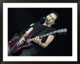 Brian Molko of Placebo on Stage Att in the Park July 2001 Photographie encadrée
