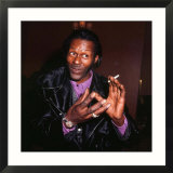 Chuck Berry Singer Songwriter, January 1973 Stampa fotografica incorniciata