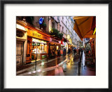 Qaurtier , Latin Quarter at Night, Rue de la Huchette, Paris, Ile-De-France, France Ingelijste fotodruk van John Elk III Qaurtier , Latin Quarter at Night, Rue de la Huchette, Paris, Ile-De-France, France Ingelijste fotodruk van John Elk III