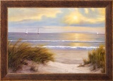Gentle Breeze Framed Canvas Print by Diane Romanello