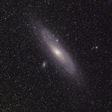Andromeda Galaxy (M31) with Satellite Galaxies Messier 110 and Messier 32 Photographie par Stocktrek Images 