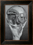 Hand with Globe Print by M. C. Escher