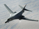 U.S. Air Force B-1B Lancer on a Combat Patrol over Afghanistan Photographie par Stocktrek Images 