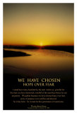 Obama: Hope Over Fear Kunstdrucke von Scott Cushing