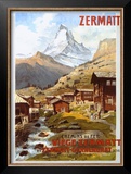 Swiss Alps, Zermatt Matterhorn Posters by Anton Reckziegel