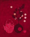Vase et Theiere A' Po Posters av Anna Buschulte Vase et Theiere A' Po Posters av Anna Buschulte