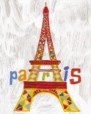 Hommage, Tour Eiffel Art by Valerie Roy