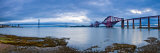 Forth Road and Rail Bridges, Firth of Forth, Edinburgh, Scotland, UK Photographic Print by Alan Copson