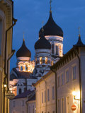 Alexander Nevsky Church at Dusk, Tallinn, Estonia Photographic Print by Doug Pearson