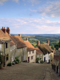 Gold Hill, Shaftesbury, Dorset, England, UK Photographic Print by Jon Arnold