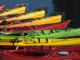 Ocean Kayaks, Rockport Harbour, Rockport, Cape Ann, Massachusetts, USA Photographic Print by Walter Bibikow