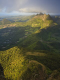 East Mauritius and Pieter Both Mountain, View from Le Pouce Peak, Mauritius, Indian Ocean Photographic Print by Michele Falzone