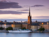 Sunset, Riddarholmen and Gamla Stan, Stockholm, Sweden Fotografisk tryk af Doug Pearson Sunset, Riddarholmen and Gamla Stan, Stockholm, Sweden Fotografisk tryk af Doug Pearson