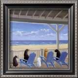 Dogs on Deck Chairs Pôsteres por Carol Saxe Dogs on Deck Chairs Pôsteres por Carol Saxe