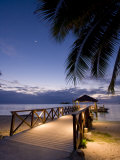 Luxury Resort, Malolo Island, Mamanuca Group, Fiji Photographic Print by Michele Falzone
