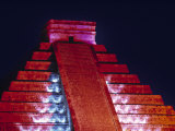 El Castillo Pyramid, Chichen Itza, Yucatan, Mexico Photographie par Walter Bibikow
