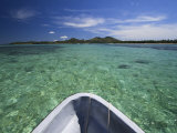 Boat by the Beach, Matacawalevu Island, Yasawa Chain, Fiji Photographic Print by Michele Falzone