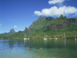 Cooks Bay, Moorea Island, Tahiti, French Polynesia Photographie par Steve Vidler