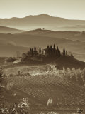 Farmhouse, Val D' Orcia, Tuscany, Italy Photographic Print by Doug Pearson
