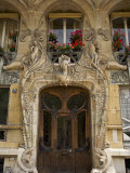 Art Nouveau Doorway, Avenue Rapp, Paris, France Photographie par Neil Farrin